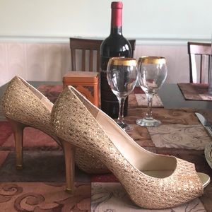 Audrey Brooke Gold Shoes